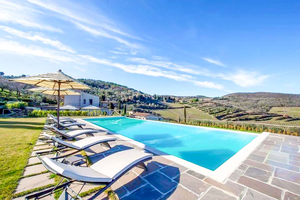 Villa Blu in Chianti & Siena, Tuscany