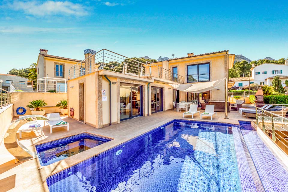 Villa Cavall in Cala San Vicente, Majorca