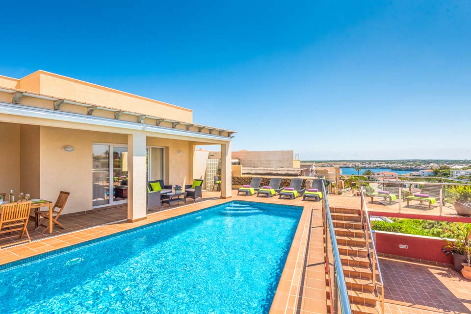 Villa Oratge in Cala Llonga, Menorca