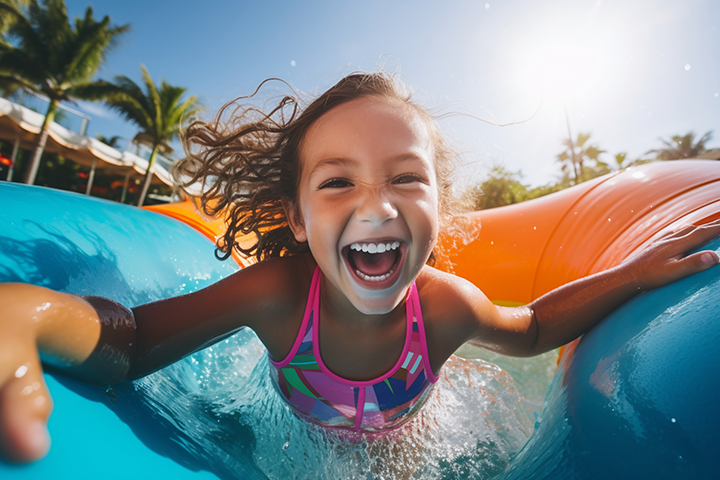 Family day out at the Waterpark