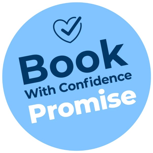 Book with confidence