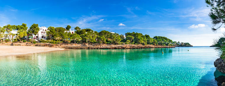 Cala d’Or beach in Majorca, Balearic Islands
