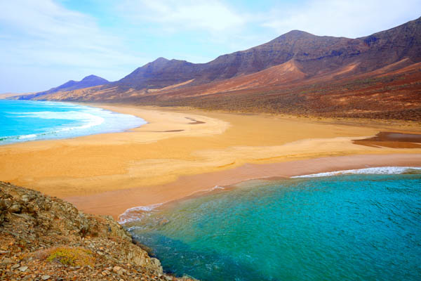 Corralejo sand dunes in Fuerteventura, Canary Islands