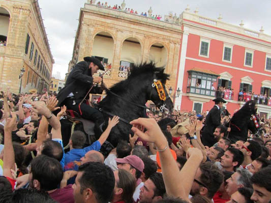 Fiesta festival in Menorca, Balearic Islands
