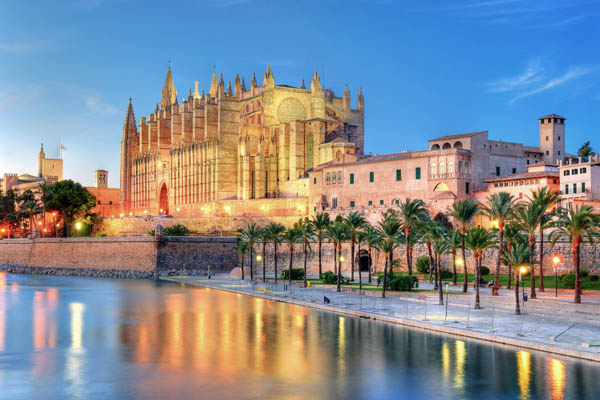 Palma Cathedral in Majorca, Balearic Islands
