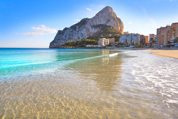 Penon de Ifach rock in Calpe, Costa Blanca, Spain