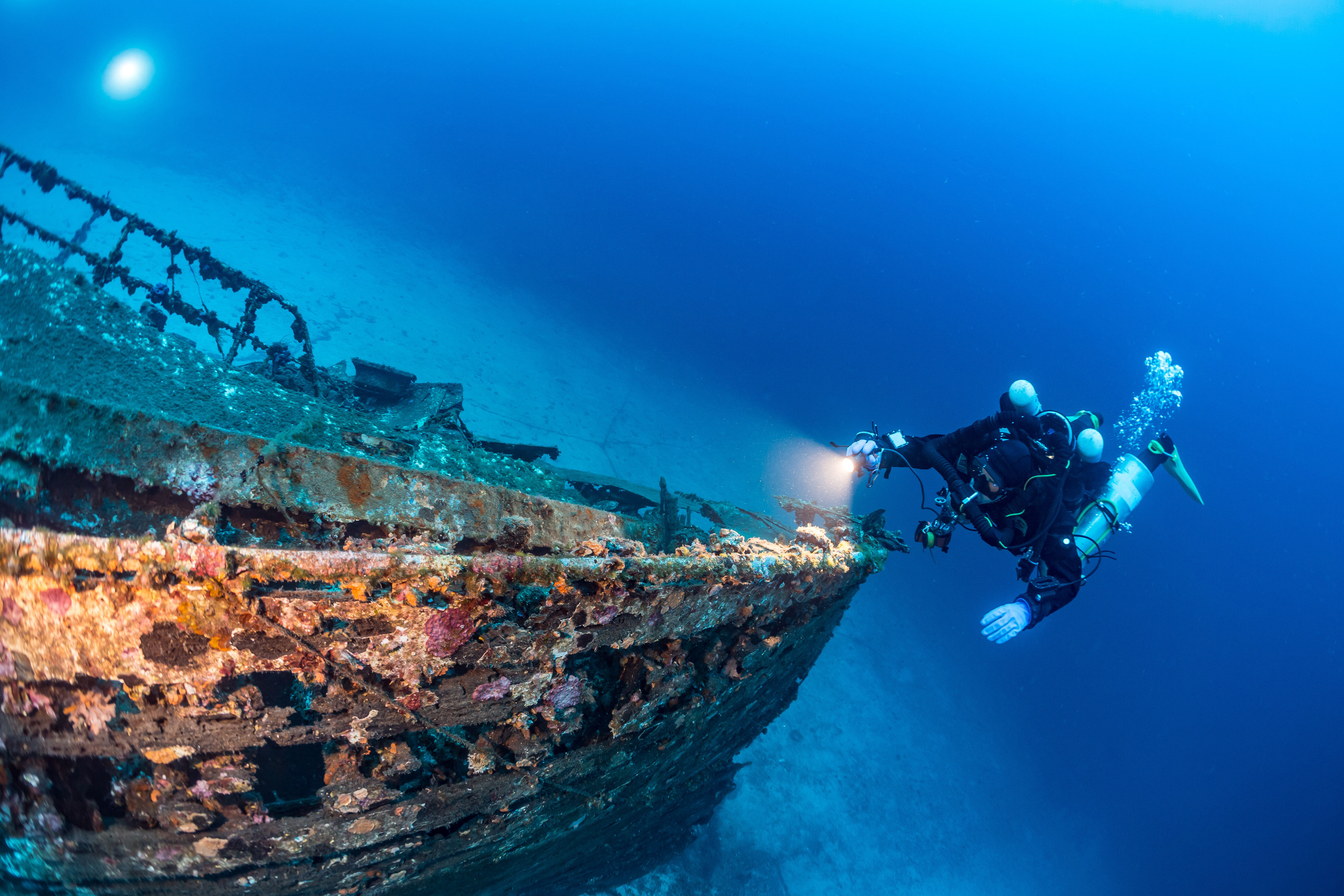 Vis shipwreck in Croatia