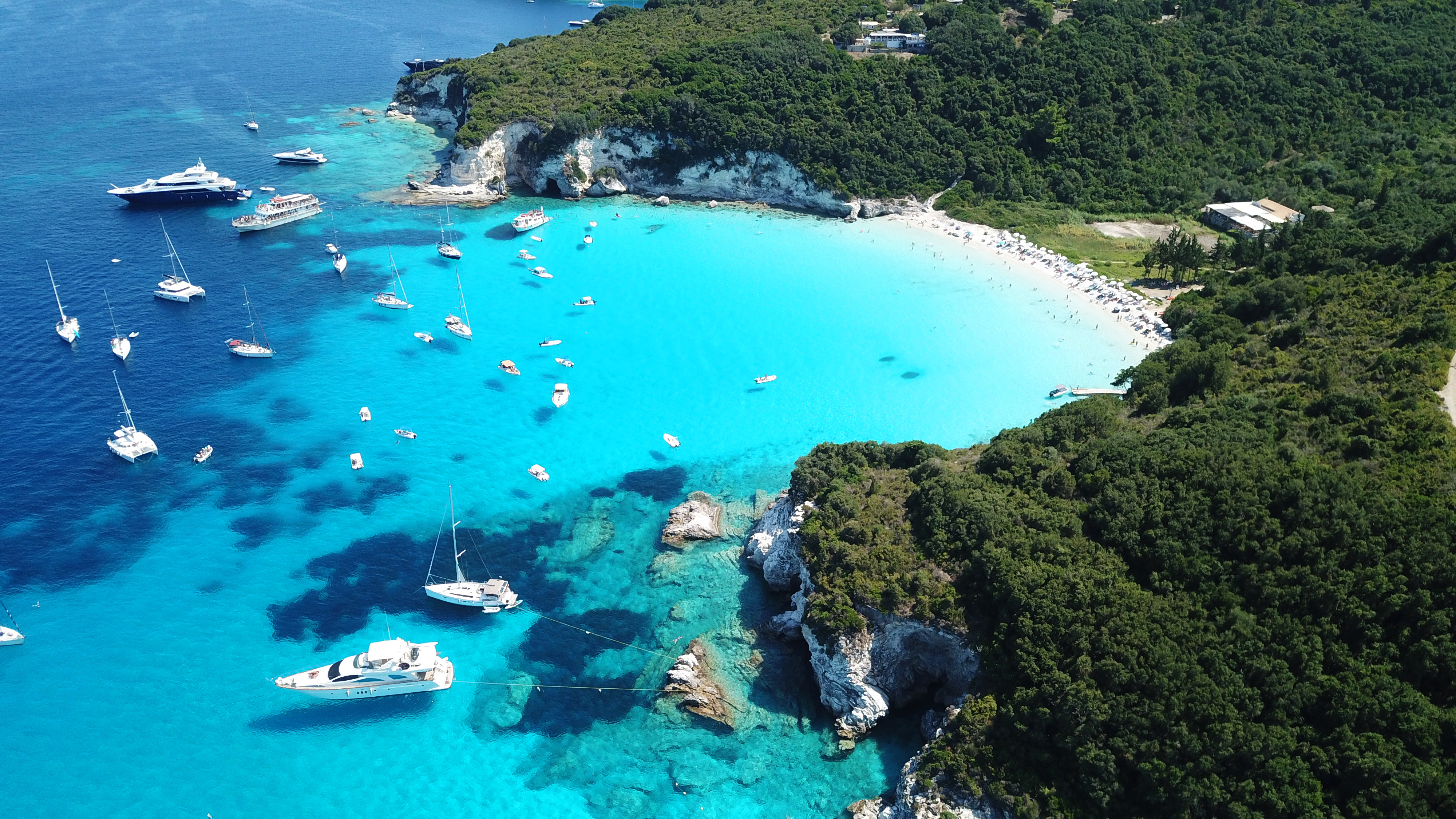 Paxos' southern counterpart, Antipaxos, with its gorgeous beaches