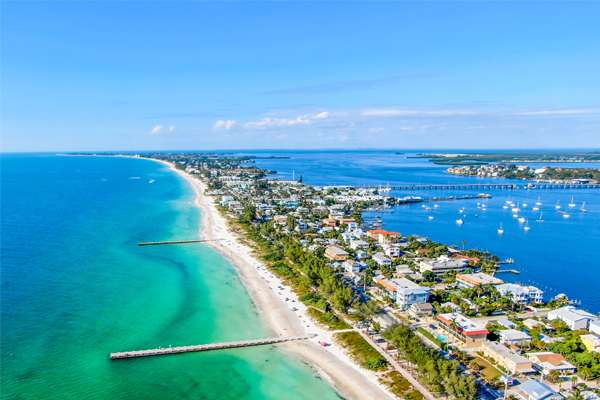 Anna Maria Island Beach on the Gulf Coast, Florida