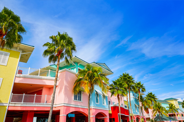 Fort Myers Beach on the Gulf Coast, Florida