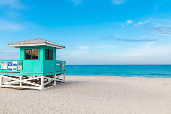 Venice Beach on the Gulf Coast, Florida