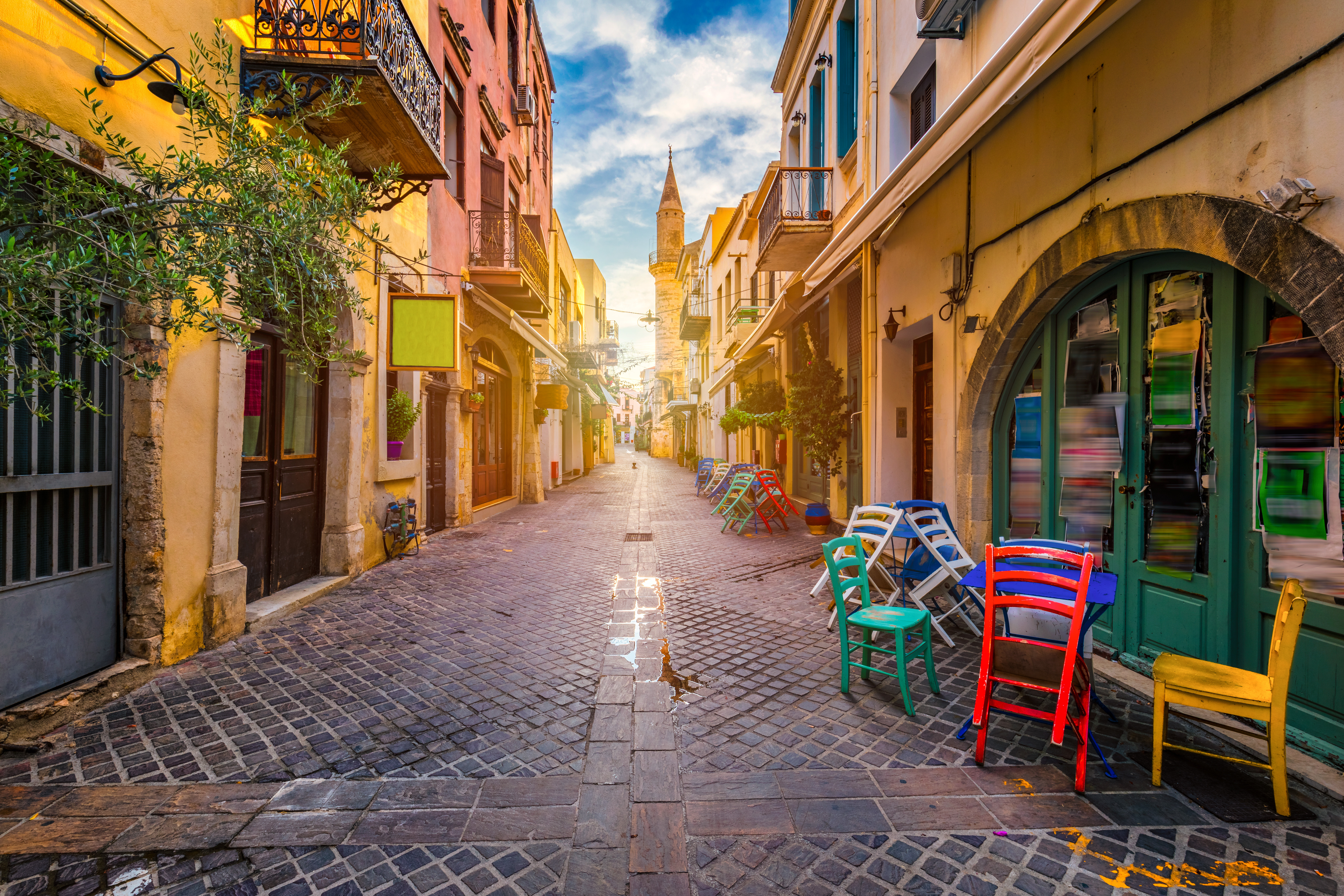 The charming old town of Chania