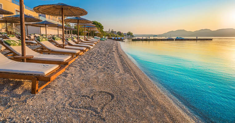 Beach in Lefkas, Lefkada, Greece