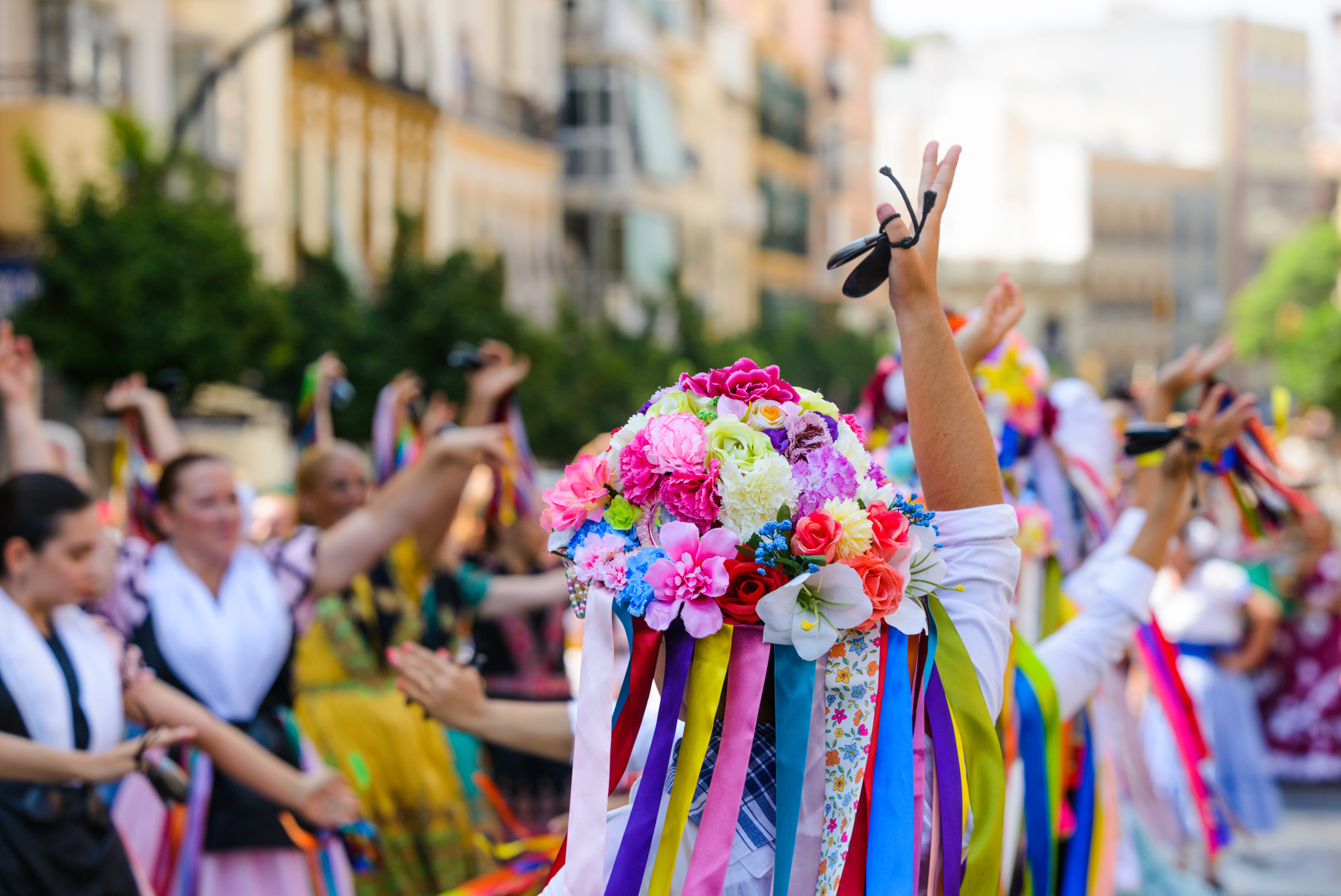 The famous parade and costumes of Malaga Feria