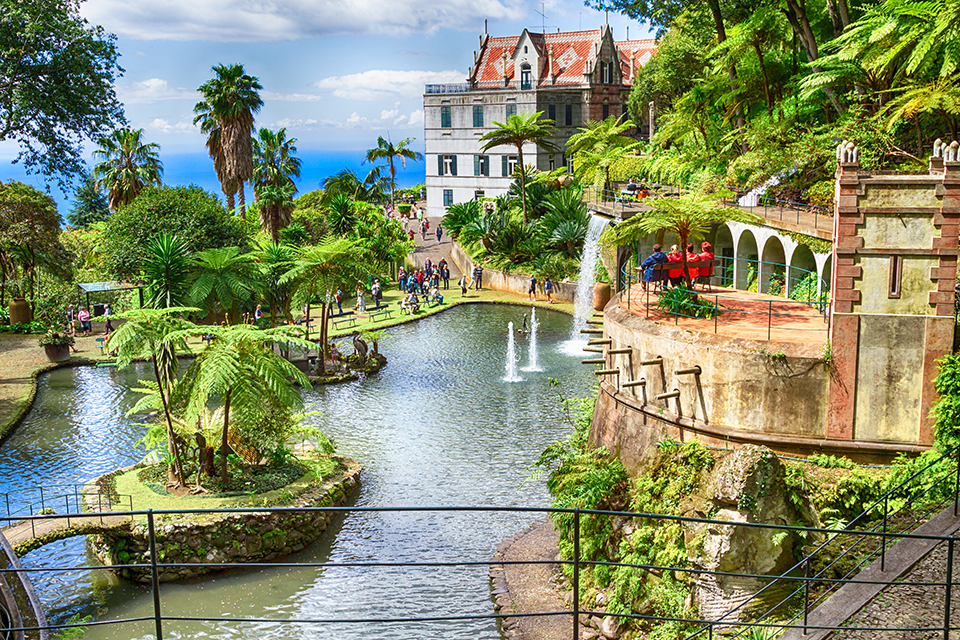 Monte Palace Tropical Gardens in Madeira, Portugal