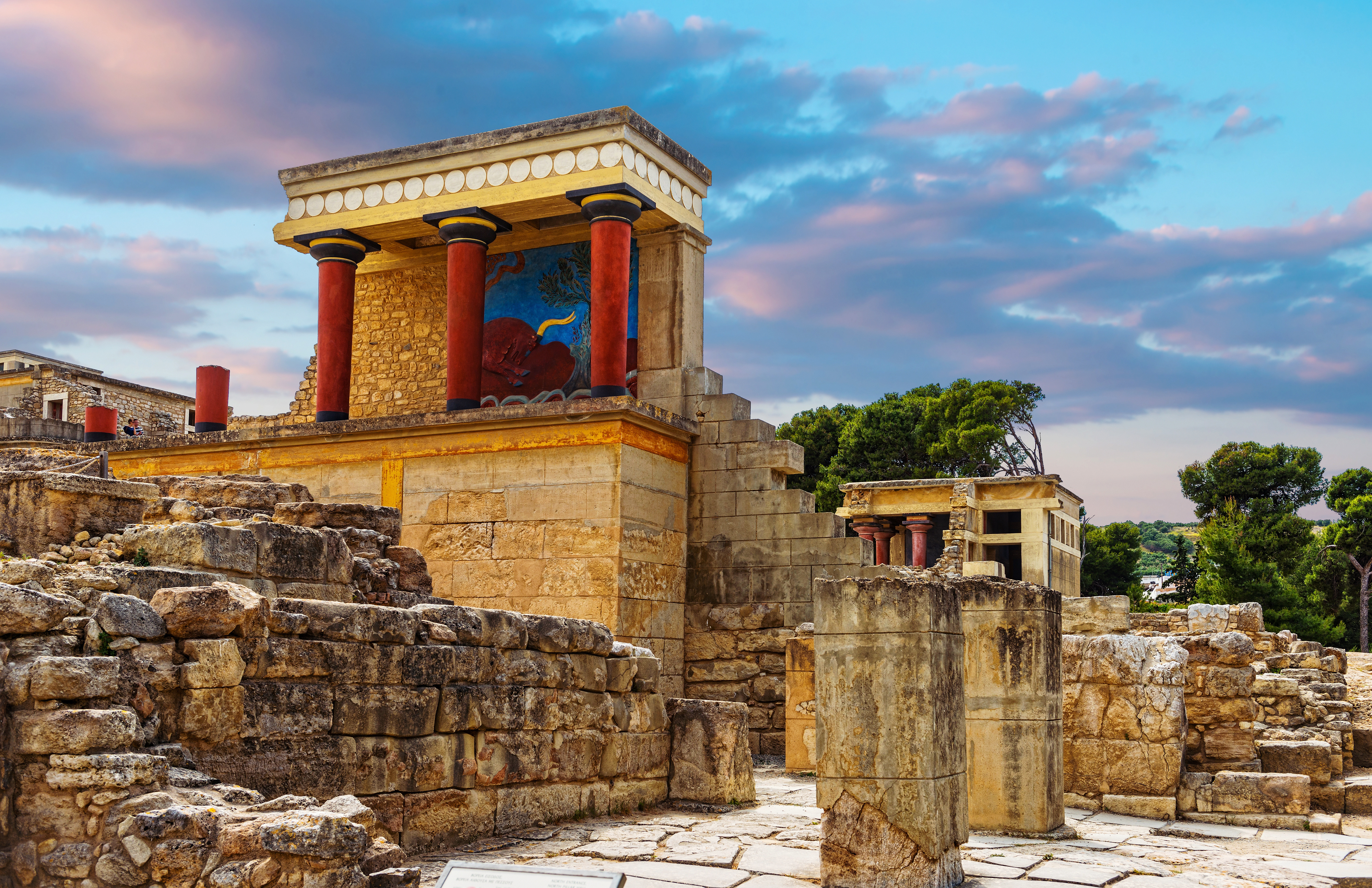 Palace of Knossos in Crete