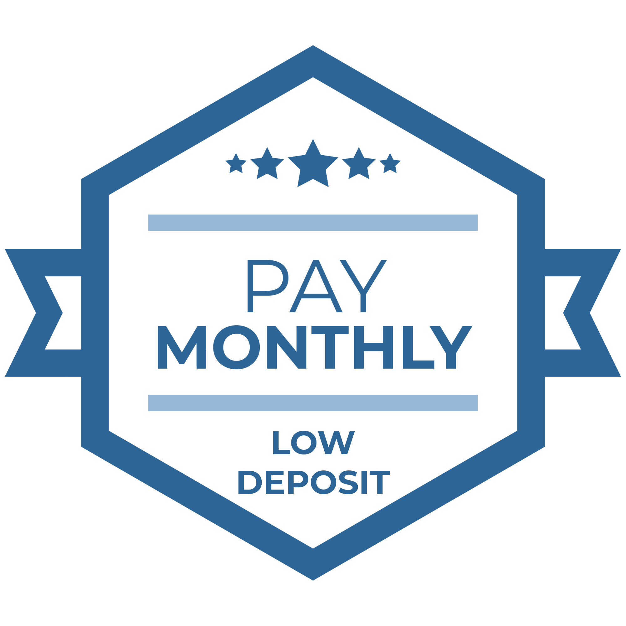 Pay Monthly with Low Deposit