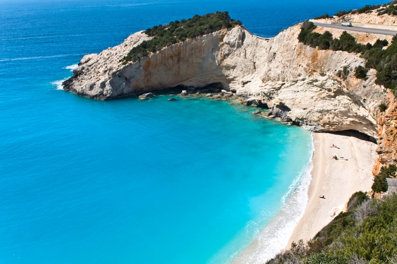 Port Kasiki Beach in Lefkada