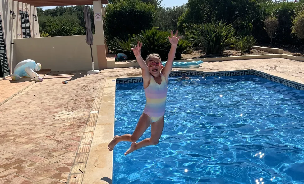 Guests on a villa holiday