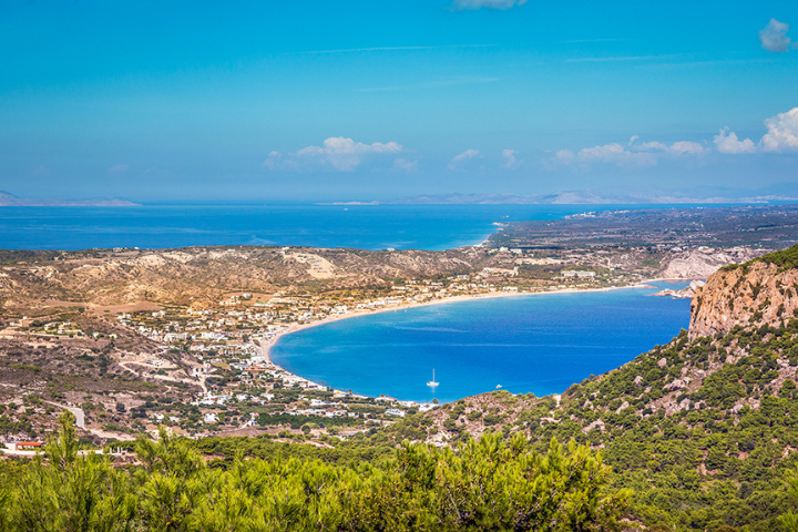 Thermal springs at Agios Fokas Beach